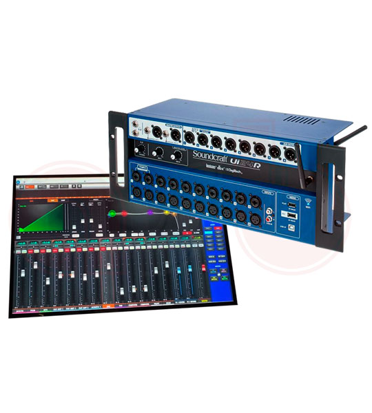 Soundcraft UI24 + Táctil