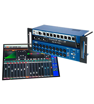 Soundcraft UI24 + Táctil