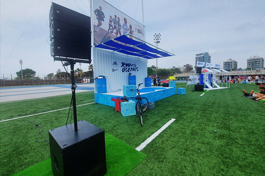 sonorizacion evento deportivo